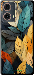 TPU чехол Кольорове листя для Motorola Moto G85 5G - 5644b-3780 изображение 