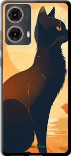 TPU чехол Черная кошка v2 для Motorola Moto G85 5G - 5830b-3780 изображение 