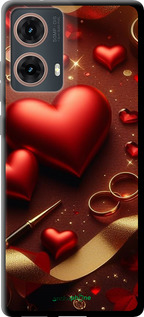 TPU чехол Сердечки v3 для Motorola Moto G85 5G - 5833b-3780 изображение 