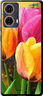 TPU чехол Намальовані тюльпани для Motorola Moto G85 5G - 5990b-3780 изображение 