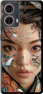 TPU чехол Погляд душі самурая для Motorola Moto G85 5G - 6076b-3780 изображение 