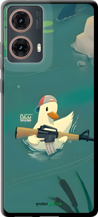 TPU чехол Уточка с автоматом для Motorola Moto G85 5G - 6356b-3780 изображение 