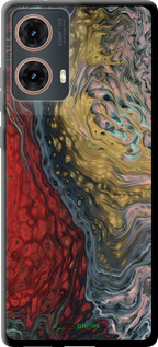 TPU чехол С изображением абстрактной живописи для Motorola Moto G85 5G - 6530b-3780 изображение 