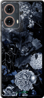 TPU чехол Абстрактный цветочный рисунок в синих тонах для Motorola Moto G85 5G - 6539b-3780 изображение 
