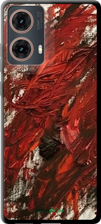 TPU чехол Абстрактна композиція в червоних тонах для Motorola Moto G85 5G - 6541b-3780 изображение 