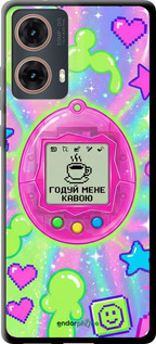 TPU чехол Y2K Aesthetic Retro Pet: Годуй мене кавою для Motorola Moto G85 5G - 6784b-3780 изображение 