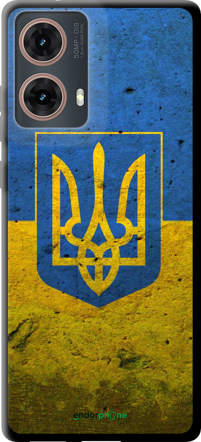 TPU чехол Флаг и герб Украины 2 для Motorola Moto G85 5G - 378b-3780 изображение 
