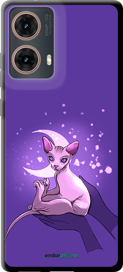 TPU чехол Кот2 для Motorola Moto G85 5G - 4676b-3780 изображение 