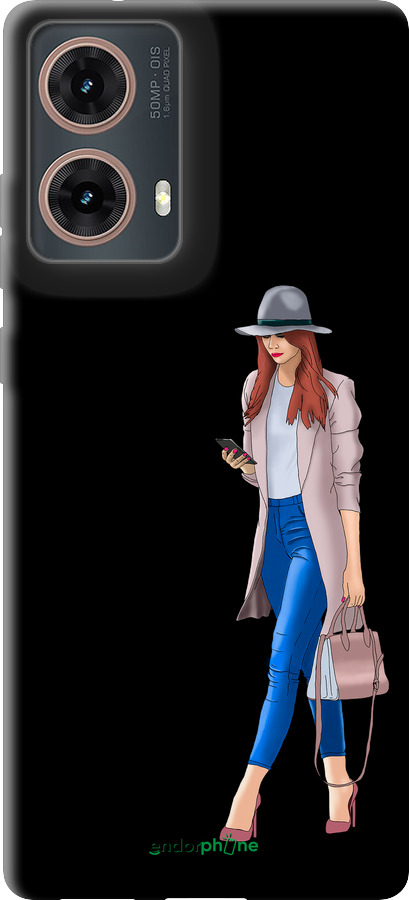 TPU чехол Девушка 1 для Motorola Moto G85 5G - 4751b-3780 изображение 