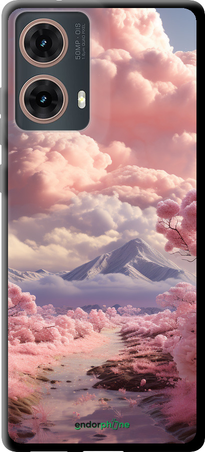 TPU чехол Розовые облака для Motorola Moto G85 5G - 5660b-3780 изображение 
