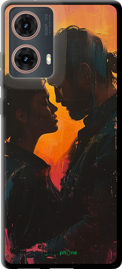 TPU чехол Кохання на полотні для Motorola Moto G85 5G - 6067b-3780 изображение 