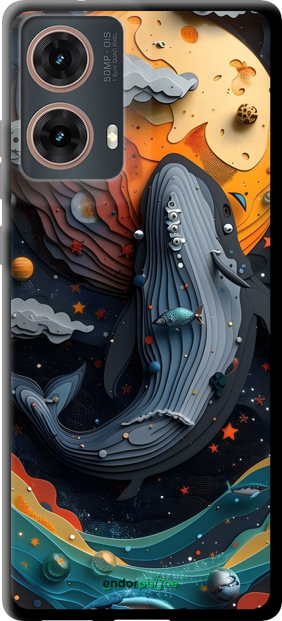 TPU чехол Кит в космосе для Motorola Moto G85 5G - 6328b-3780 изображение 