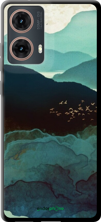 TPU чехол С изображением гор Индиго для Motorola Moto G85 5G - 6484b-3780 изображение 