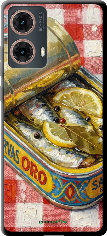 TPU чехол Vintage Sardine Tin Phone для Motorola Moto G85 5G - 6772b-3780 изображение 