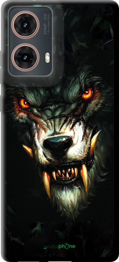TPU чехол Дьявольский волк для Motorola Moto G85 5G - 833b-3780 изображение 