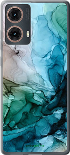 Силиконовый чехол С красочной абстрактной картиной Соленые берега для Motorola Moto G85 5G - 6405u-3780 изображение 