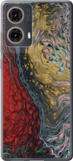 Силиконовый чехол С изображением абстрактной живописи для Motorola Moto G85 5G - 6530u-3780 изображение 