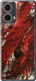 Силиконовый чехол Абстрактная композиция в красных тонах для Motorola Moto G85 5G - 6541u-3780 изображение 