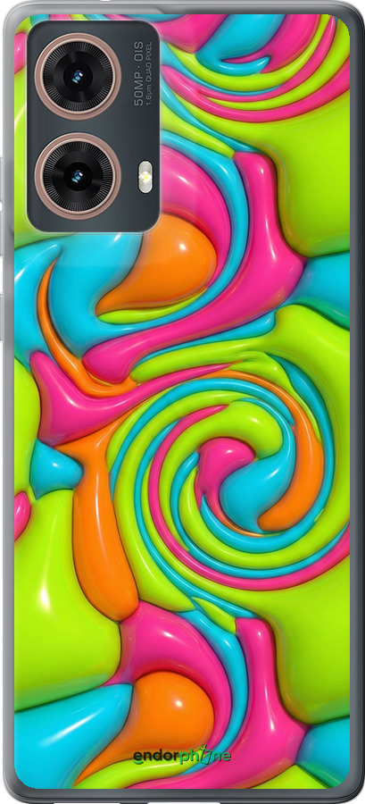 Силиконовый чехол Y2K Jelly Dream для Motorola Moto G85 5G - 6780u-3780 изображение 