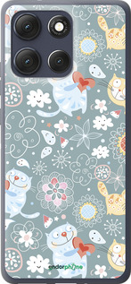 Силиконовый чехол Котята v3 для Motorola Moto G86 - 1223u-4115 изображение 