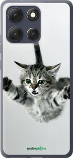 Силиконовый чехол Летящий котёнок для Motorola Moto G86 - 2322u-4115 изображение 