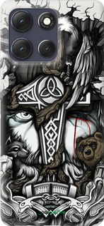 Силіконовий чехол Тату Вікінг для Motorola Moto G86 - 4098u-4115 изображение 