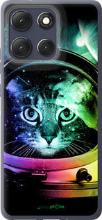 Силиконовый чехол Кот-астронавт для Motorola Moto G86 - 4154u-4115 изображение 