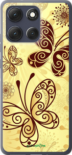 Силиконовый чехол Красивые бабочки для Motorola Moto G86 - 4170u-4115 изображение 