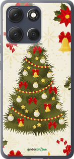 Силиконовый чехол Новогодняя елка для Motorola Moto G86 - 4198u-4115 изображение 