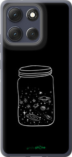 Силиконовый чехол Космос в банке для Motorola Moto G86 - 4297u-4115 изображение 