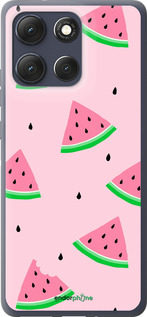Силиконовый чехол Розовый арбуз для Motorola Moto G86 - 4314u-4115 изображение 