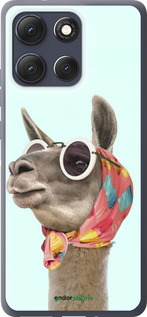 Силиконовый чехол Модная лама для Motorola Moto G86 - 4479u-4115 изображение 