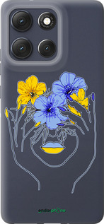 Силиконовый чехол Девушка v4 для Motorola Moto G86 - 5276u-4115 изображение 