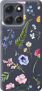 Силиконовый чехол Цветочный фон v2 для Motorola Moto G86 - 5472u-4115 изображение 