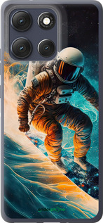 Силиконовый чехол Сноубордист для Motorola Moto G86 - 5604u-4115 изображение 