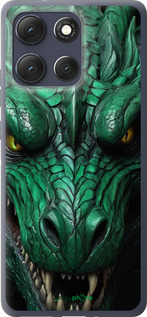 Силиконовый чехол Зелёный дракон v2 для Motorola Moto G86 - 5817u-4115 изображение 