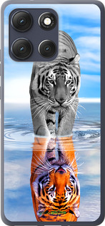 Силиконовый чехол Тигр для Motorola Moto G86 - 6016u-4115 изображение 