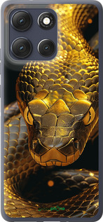 Силиконовый чехол Golden snake для Motorola Moto G86 - 6072u-4115 изображение 