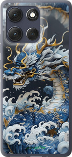 Силиконовый чехол Водяной дракон для Motorola Moto G86 - 6113u-4115 изображение 