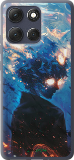 Силиконовый чехол Сатору Годжо для Motorola Moto G86 - 6129u-4115 изображение 