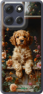 Силиконовый чехол Щенок cocker spaniel для Motorola Moto G86 - 6136u-4115 изображение 