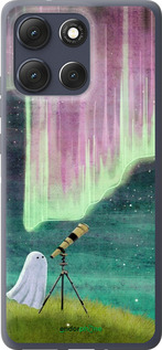 Силиконовый чехол Привидение и звезды для Motorola Moto G86 - 6443u-4115 изображение 