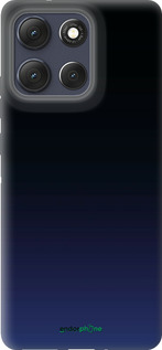 Силиконовый чехол Градиент в тёмно - синем стиле для Motorola Moto G86 - 6542u-4115 изображение 