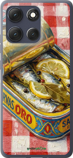 Силиконовый чехол Vintage Sardine Tin Phone для Motorola Moto G86 - 6772u-4115 изображение 