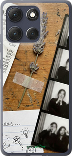 Силиконовый чехол Aesthetic Scrapbook Collage для Motorola Moto G86 - 6773u-4115 изображение 