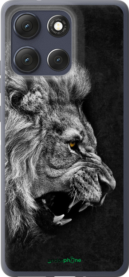 Силиконовый чехол Лев для Motorola Moto G86 - 1080u-4115 изображение 