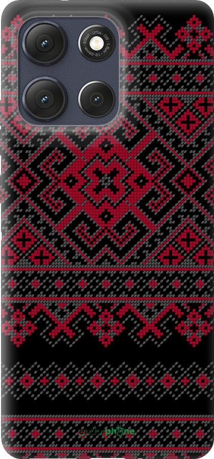 Силіконовий чехол Вишиванка 52 для Motorola Moto G86 - 1763u-4115 изображение 