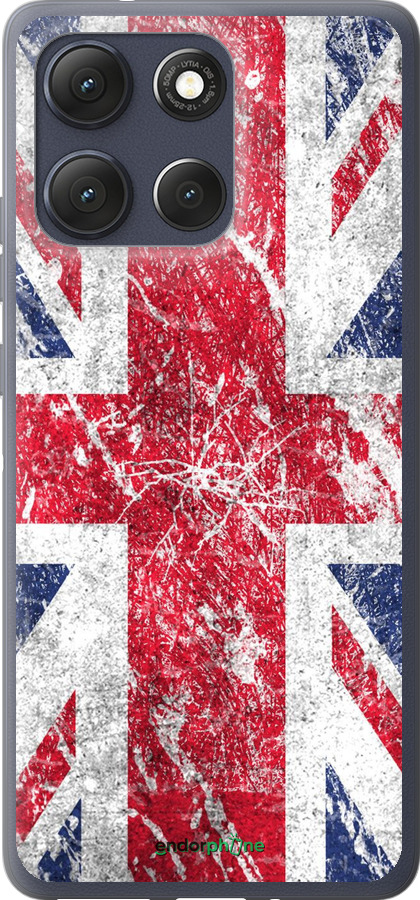 Силиконовый чехол Флаг Великобритании 1 для Motorola Moto G86 - 386u-4115 изображение 