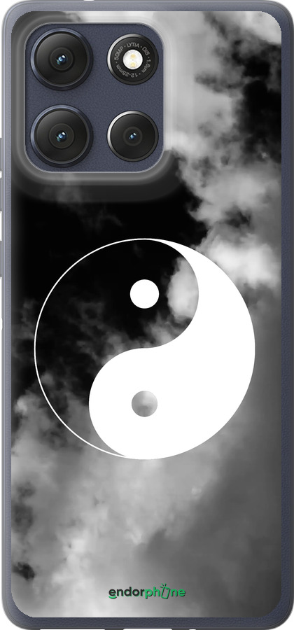 Силиконовый чехол Инь и Янь для Motorola Moto G86 - 4389u-4115 изображение 