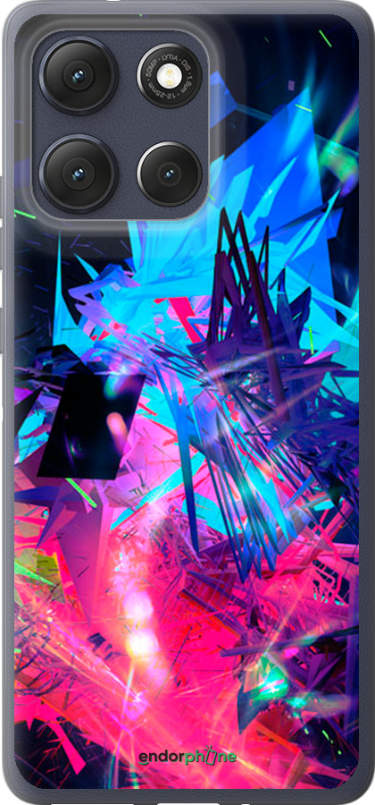 Силиконовый чехол Абстрактный чехол для Motorola Moto G86 - 4681u-4115 изображение 